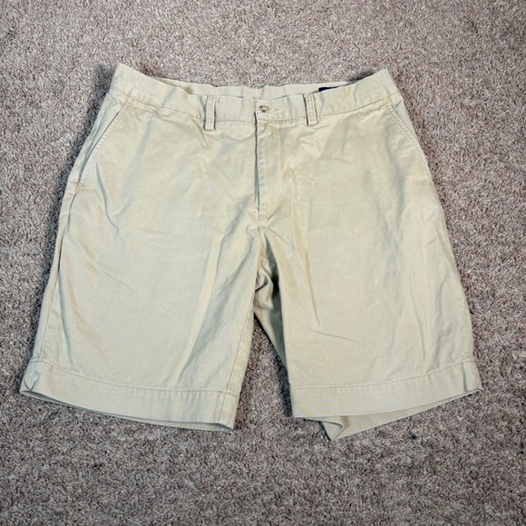 Polo Ralph Lauren Classic Fit Chino Shorts Casual Khaki Beige Mens Size‎ 34 - Picture 1 of 8